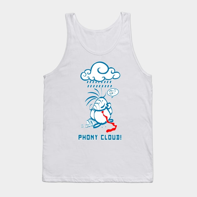 Phony Cloud! Anti-Trump Protest Cookie Kid Politics Tank Top by brodyquixote